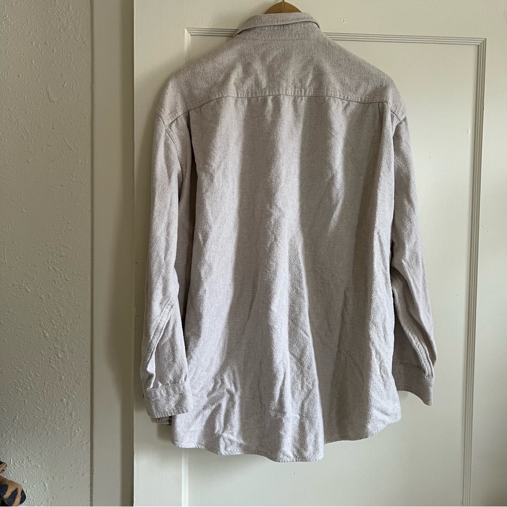 Vintage Cream Taupe Button Up Shacket Ruby Jacket… - image 6